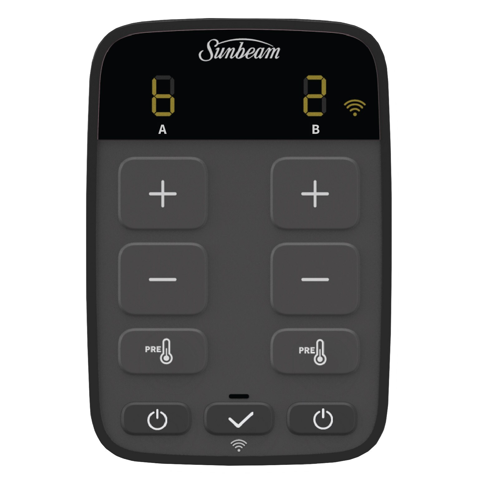 Sunbeam Arctic Plush Connected Heated Blanket, Queen Beige