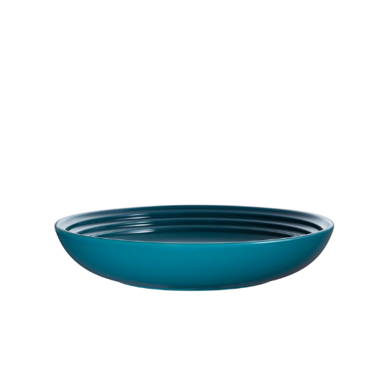 Le Creuset Classic Coupe Pasta Bowls (Set of 4) Stoneware Teal