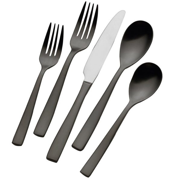 Mikasa Delano 20-piece Forged Stainless Steel Flatware Set Gray 