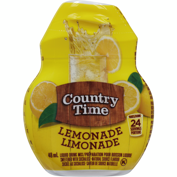 4Pack Country Time Lemonade Liquid Drink Mix