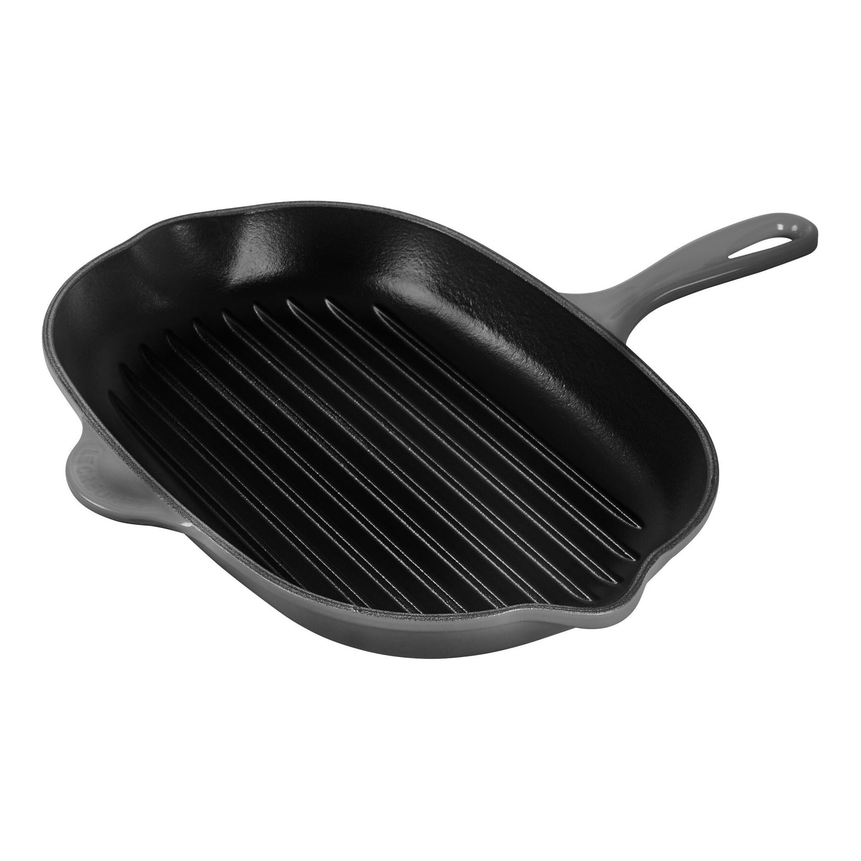 Le Creuset Oval Skillet Grill, 32 cm Grey