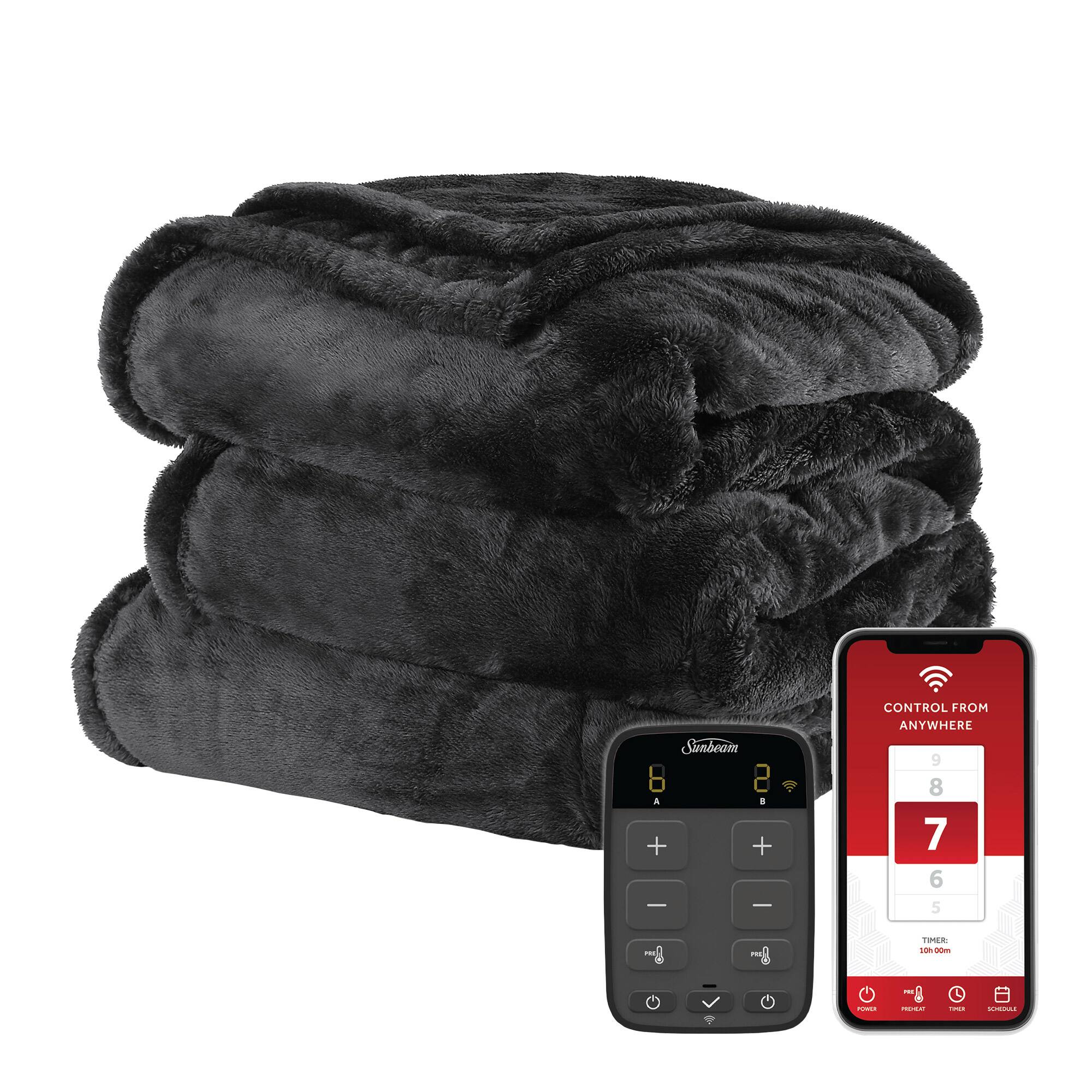 Sunbeam Arctic Plush Connected (WiFi and Appenabled) Heated Blanket