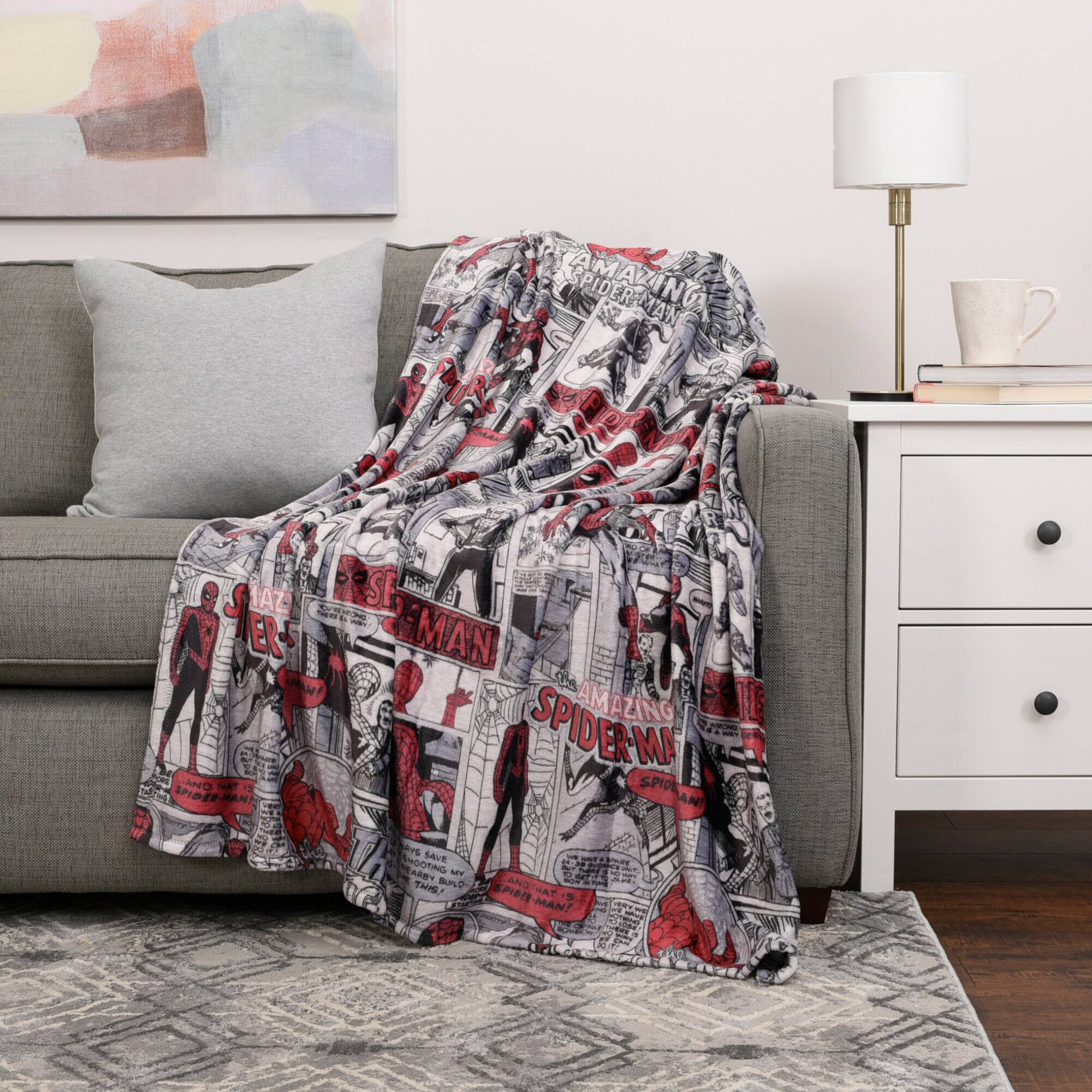 Disney Plush Throw 50" x 60" SpiderMan