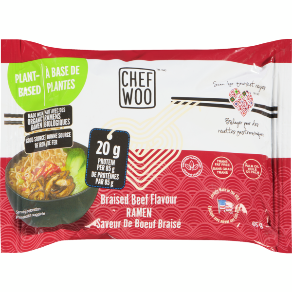 6-Pack Chef Woo Ramen Braised Beef Flavour - seasonsgala.com