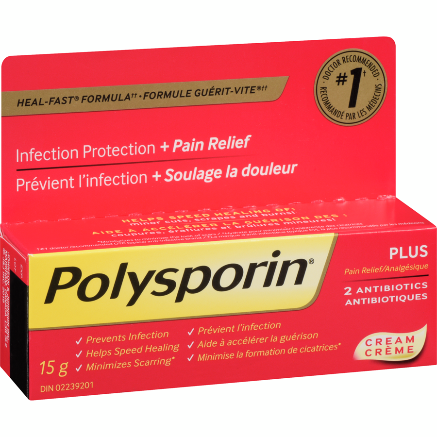 Polysporin Plus Pain Relief Cream - seasonsgala.com